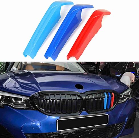 شرائط مصبغة شريطية ملونة M ، شرائط إدراج مصبغة رياضية M لـ 2019-2022 BMW G20 G21 3 Series 330i 340i w/ 2020 2021 (8 عوارض فقط) in Kuwait