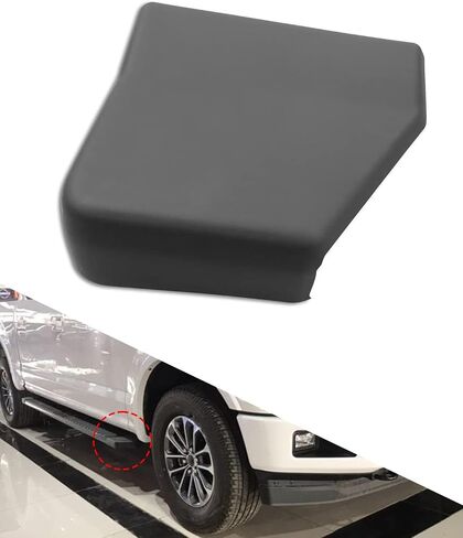 Right Rear Running Board End Cap Fit for Ford Expedition F-150 Super Duty w/Angular Running Boards, Replace FL3Z16A455-CB FL34 16N453-CE5YZ9, 1 Pcs Passenger Side in Saudi Arabia