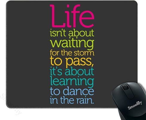 Smooffly Gaming Mouse Pad Custom, Christian Bible Verses Scripture Quotes Joshua-1-9 Pink Flowers Art - Be Strong and Courageous God Be with You in Saudi Arabia