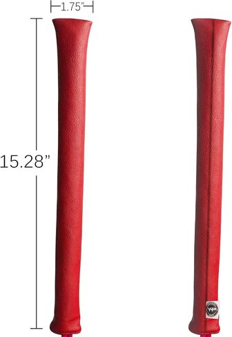 Leather Golf Alignment Stick Cover - Golf Headcover for Alignment Stick - Hold at Least 2 Sticks in Saudi Arabia