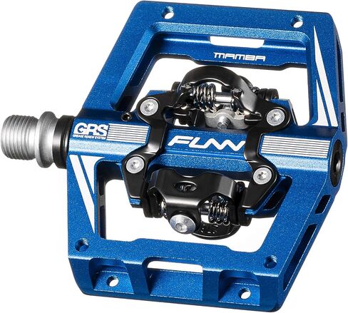 Funn Mamba S MTB Clipless Pedals, Double Sided Clip Compact Platform Mountain Bike Pedals, Compatible with SPD Cleats, 9/16-Inch CrMo Axle Bicycle Pedals for MTB/BMX/Gravel Cycling in Saudi Arabia