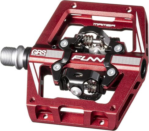 Funn Mamba S MTB Clipless Pedals, Double Sided Clip Compact Platform Mountain Bike Pedals, Compatible with SPD Cleats, 9/16-Inch CrMo Axle Bicycle Pedals for MTB/BMX/Gravel Cycling in Saudi Arabia