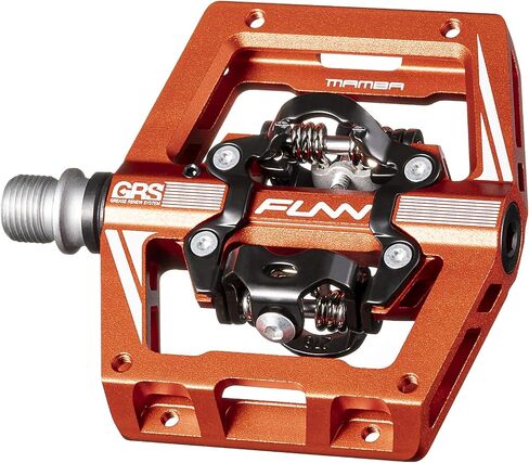 Funn Mamba S MTB Clipless Pedals, Double Sided Clip Compact Platform Mountain Bike Pedals, Compatible with SPD Cleats, 9/16-Inch CrMo Axle Bicycle Pedals for MTB/BMX/Gravel Cycling in Saudi Arabia