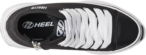 HEELYS Girl's Veloz Chi (طفل صغير/طفل كبير/بالغ) أسود/أبيض 7 طفل كبير (سيدات 8) M in Saudi Arabia