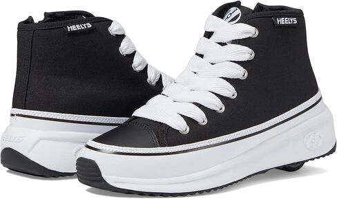 HEELYS Girl's Veloz Chi (طفل صغير/طفل كبير/بالغ) أسود/أبيض 7 طفل كبير (سيدات 8) M in Saudi Arabia