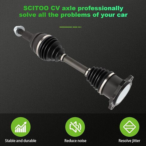 SCITOO CV عمود المحور الجمعية الجبهة اليسرى اليمنى يناسب 2002-2007 لشفروليه لجي إم سي سوبربان سيلفرادو 1500 أفالانش يوكون XL سييرا 1500 إسكاليد ESV EXT 5.3L 6.0L 6.2L 4.3L 4.8L in Saudi Arabia