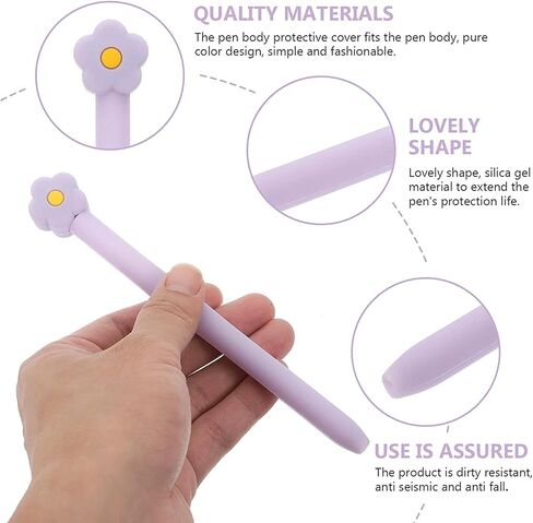 LOVE MEI Compatible with Apple Pencil USB C Sleeve Case, Cute Paw Design Silicone Sleeve Protective Skin Case Cover Non-Slip Smooth Grip Compatible with Apple Pencil 3rd Generation (White) in Kuwait