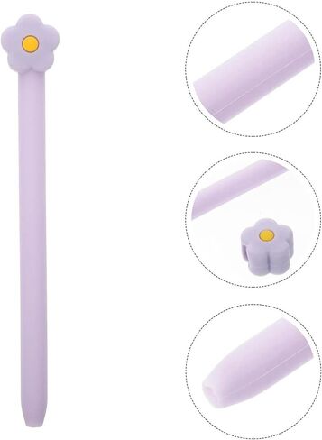 LOVE MEI Compatible with Apple Pencil USB C Sleeve Case, Cute Paw Design Silicone Sleeve Protective Skin Case Cover Non-Slip Smooth Grip Compatible with Apple Pencil 3rd Generation (White) in Kuwait