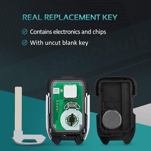 Key Fob for GMC Yukon Chevy Tahoe /Suburban HYQ1AA 2014 2015 2016 2017 Keyless Entry Key Shell case Cover in Kuwait