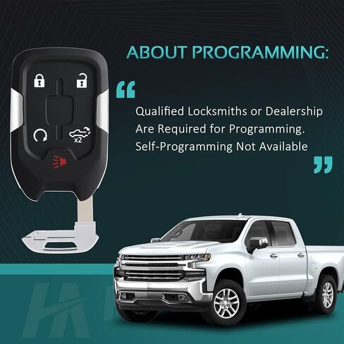 Key Fob for GMC Yukon Chevy Tahoe /Suburban HYQ1AA 2014 2015 2016 2017 Keyless Entry Key Shell case Cover in Kuwait