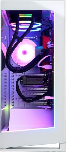 كمبيوتر CyberPowerPC Gamer Supreme Liquid Cool للألعاب، AMD Ryzen 9 7900X 4.7 جيجا هرتز، GeForce RTX 4070 Super 12 جيجا، 64 جيجا DDR5، 2 تيرابايت PCIe Gen4 SSD، جاهز للواي فاي ونظام التشغيل Windows 11 Home (SLC8390A2) in Saudi Arabia
