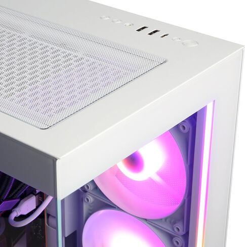 كمبيوتر CyberPowerPC Gamer Supreme Liquid Cool للألعاب، AMD Ryzen 9 7900X 4.7 جيجا هرتز، GeForce RTX 4070 Super 12 جيجا، 64 جيجا DDR5، 2 تيرابايت PCIe Gen4 SSD، جاهز للواي فاي ونظام التشغيل Windows 11 Home (SLC8390A2) in Saudi Arabia