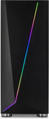 كمبيوتر الألعاب YEYIAN Kunai - Intel الجيل الثاني عشر i5-12400F GeForce RTX 3060 Ti Gaming PC Desktop، 1 تيرابايت NVMe SSD، 16 جيجابايت DDR4 3200 ميجاهرتز RAM، Win 11 Home، USB-C 3.2، WiFi 6، 650 واط PSU، 3 مراوح ARGB in Kuwait