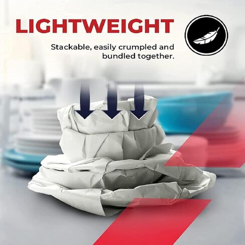 100 حزمة من أوراق ورق التغليف الكبيرة لورق الصحف للنقل والشحن وحشو الصناديق وتغليف وحماية العناصر الهشة (كبيرة - 100 ورقة) in Kuwait