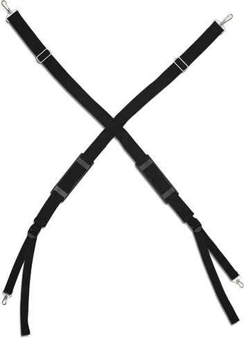 Laptop Harness - Walking Desk-Hands Free Portable Wearable Desk with Adjustable Straps for up to 16" Laptop, MacBook, Notebook- Complete with Microfiber Cloth in Saudi Arabia