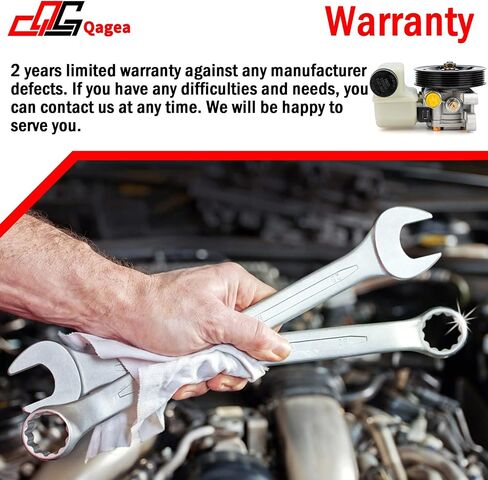 Qagea Power Steering Pump Assembly with Pulley & Reservoir Compatible with Mazda CX-7 2007-2012 L4 2.3L & 2010-2012 L4 2.5L Replaces EG2132600A BGJ6E32600B in Saudi Arabia