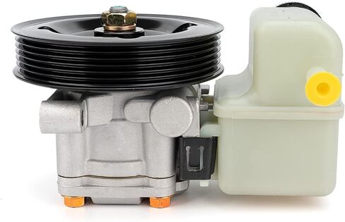 Qagea Power Steering Pump Assembly with Pulley & Reservoir Compatible with Mazda CX-7 2007-2012 L4 2.3L & 2010-2012 L4 2.5L Replaces EG2132600A BGJ6E32600B in Saudi Arabia