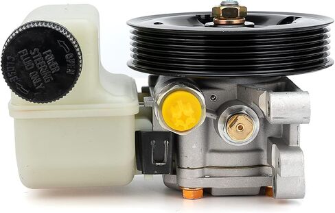 Qagea Power Steering Pump Assembly with Pulley & Reservoir Compatible with Mazda CX-7 2007-2012 L4 2.3L & 2010-2012 L4 2.5L Replaces EG2132600A BGJ6E32600B in Saudi Arabia