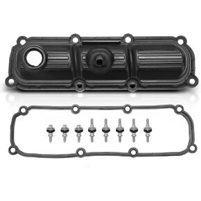 A-Premium Left Side Engine Valve Cover, with Gasket & Bolt, Compatible with Chrysler Dodge Jeep - 2005-2011 - Pacifica, Town Country, Caravan, Grand Caravan, Wrangler, 3.3L 3.8L, Replace # 4648980AB