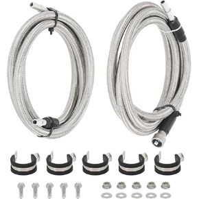 maXpeedingrods Fuel Lines Kit for Chevrolet & GMC Model- Silverado 1500HD / 1500 Classic 2004-2008, 2500HD / 3500HD 2004-2010, Sierra 1500HD / 2500HD / 3500HD 4.3L 4.8L 5.3L 6.0L 8.1L 819-816