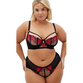 City Chic Women's Plus Size Shorty-Serena Ouvert