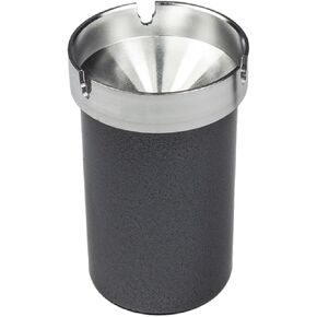 Aluminum Car Ashtray Smellproof for Cup Holder,Portable Auto Ashtray Smokeless Car Accessories for Home Office (Black)