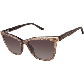 L.A.M.B. Gwen Stefani LA590 Square Sunglasses for Women, 53 mm, UV400 Protection
