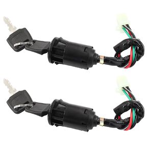4 دبوس مفتاح مفتاح الإشعال - أجزاء سكوتر الدراجات الترابية لـ 50cc 70cc 90cc 110cc 125cc