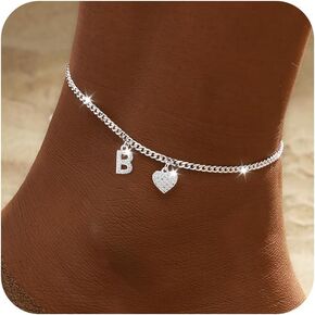 Gold Anklets for Women Waterproof 14k Plated Gold Layered Ankle Bracelets for Women Trendy Cute Simple Anklets Beach summer Jewelry Minimalist Gift for Women in Kuwait