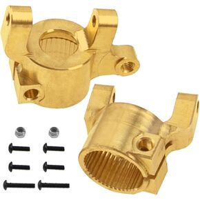 النحاس النحاسي الثقيل C Carrier Caster Block C الأوزان الأساسية ترقيات جزء متوافق مع SCX10 II 90046 90047 1/10 RC Crawler Car