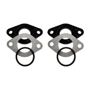 19mm 20mm Carburetor Intake Manifold Gasket Spacer Seal for 50cc 70cc 90cc 110cc 125cc Engine XR CRF 50 70 for SDG SSR SunL TaoTao ATV 4 Wheeler Quad Pit Bike Dirt Bike Scooter Go Kart 2 Sets