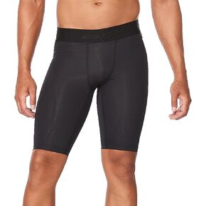 2XU Mens Force Compression Shorts for High Intensity Training and Fitness, Black/Gold, Small in Saudi Arabia