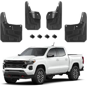 اللوحات الطينية المتوافقة مع Chevy Colorado Z71 WT LT 2023 2024 2025 ، حراس الطين 4pcs حراس الحاجز المتوافق مع ملحقات شيفروليه كولورادو 2023 2024 2025 (لا يناسب GMC Canyon)