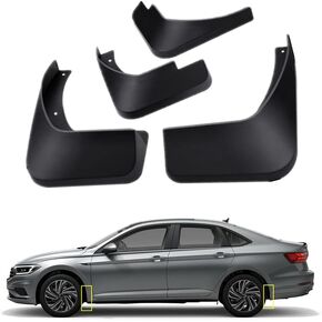 Mud Flaps Kit for 2024 Volkswagen VW Jetta 2019-2023 Mud Splash Guard Front and Rear 4-PC Set by TOPGRIL