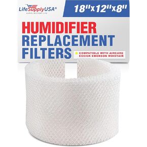 LifeSupplyUSA Humidifier Filter Replacement Compatible with MAF1 Emerson MA-0950, Essick Air MAF-1, Kenmore 14906, Moistair MA1200 & Many Other Models in Kuwait