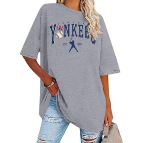 Game Day Shirt Baseball Shirts Women Oversized Baseball Team Graphic Tshirt Baseball Fan Shirt Casual Short Sleeve Tee Tops