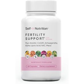 Fertility Support for Women | Conception for Her, Coenzyme Q10, Ashwagandha, Myo-Inositol & More| Support Cycle Regularity & Ovulation| Vegan, Non-GMO, USA Made-60 Capsules