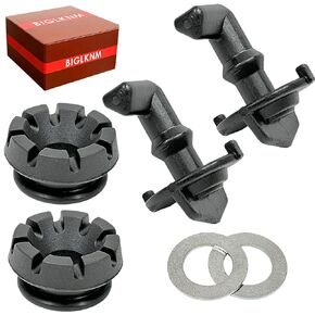 Hood Latch Toggles & Grommets & Washers Compatible with Polaris RZR 570 800 S 800 XP 900-2 Pack Black