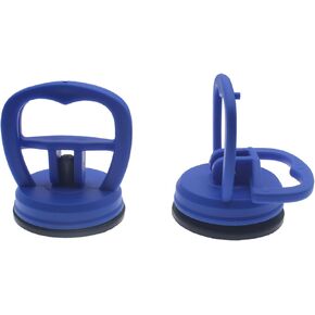 2 PCS Heavy Duty Suction Cup Small Dent Puller for Car Dent Removal Tiles Glass Screen and Objects Moving (Blue)
