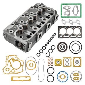 16032-03040 D1105 Engine Cylinder Head with Full Gasket Kit for Kubota RTV1100 RTV1140 RTV-X1100 RTV-X1120 RTV-X1140, for Kubota KX41-2(S) KX41H KX61-2(S) KX91-2 16022-03043 1G065-03044