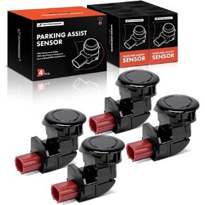 A-Premium 4-PC Reverse Backup Parking Assist Sensor Compatible with Select Honda Models - CR-V CRV 2010-2013, Odyssey 2005-2010, Replace# 39690SHJA61, 39690SHJA61ZA