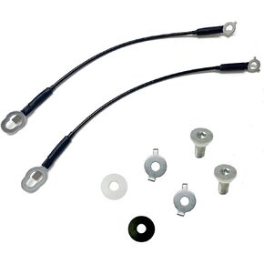 Tailgate Support Cable Straps, Compatible with 2007-2021 Toyota Tundra, Length 17-3/4", Replaces 65770-0C060 65770-0C070