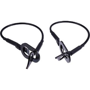 Rear Tailgate Cable Pair Compatible with Dodge Ram 1500 2500 3500 1994-2002, Replaces #55345124AB 55345125AB, Pickup Truck Lift Gate Cables Left&Right 2-Pack