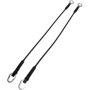 Rear Tailgate Cables F7TZ-9943053-A Lift Gate Support Straps for Ford F-150 1987-1997 (Set of 2)