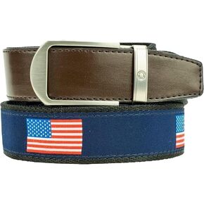 Men's Belt, Nexbelt Ratchet Hampton USA Casual Nylon Golf Belt for Men with Adjustable Buckle