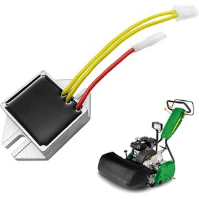 12V Voltage Regulator 394890 845907 for Briggs, Stratton, John Deere Lawn Mower, Tractor Engines 192400 196400 226400 280700 351700 28M700 GT235 LA140 LA150 LA155 D150 D160 L111 L118 L120