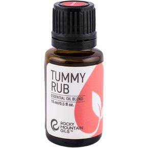 Rocky Mountain Oils Tummy Rub Essential Oil Blend with 100% Pure Natural Peppermint Ginger Orange Fennel Aromatherapy Diffuser Oil for Home - Premium Grade Therapeutic Oils Blend