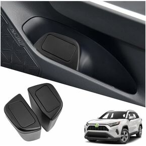 2025 RAV4 Trash Can for Toyota RAV4 XA50 Accessories,Portable Mini Car Trash Bin with Lid for Storage and Organizer Car Door Garbage Can Compatible with 2019~2025 Toyota RAV4