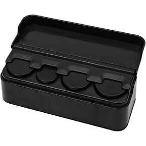 Car Coin Holder, Portable Storage Money Dispenser for Vehicles, Mini Change Storage Box Suitable for Most Automotive Truck SUV, Universal Interior Car Accessories