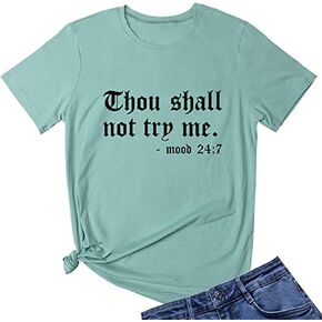 Lookface Women Graphic Cute Tirts Tees Funny
